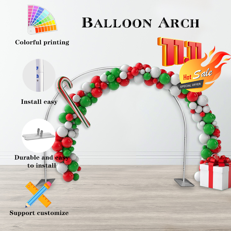 Happy Oner Aluminum Balloon Arch